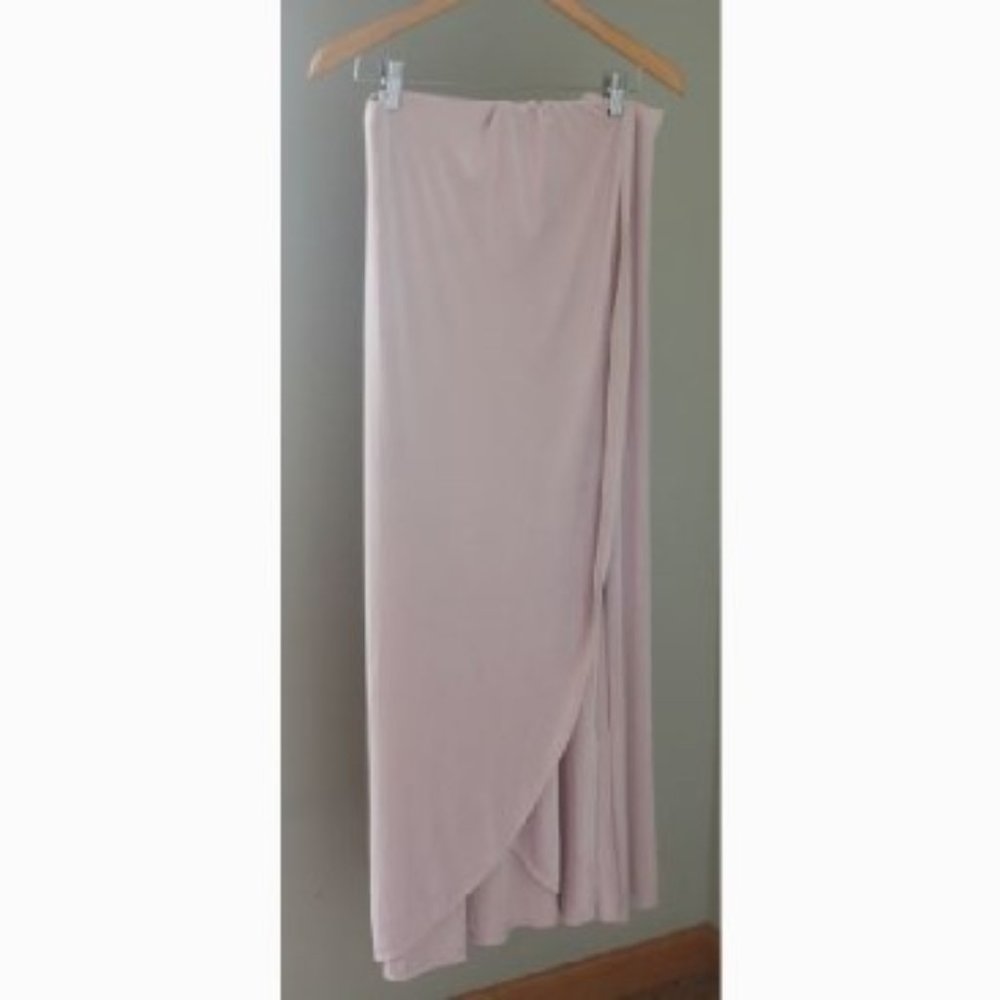 Free People Smoke and Mirrors Faux Wrap Maxi Skirt